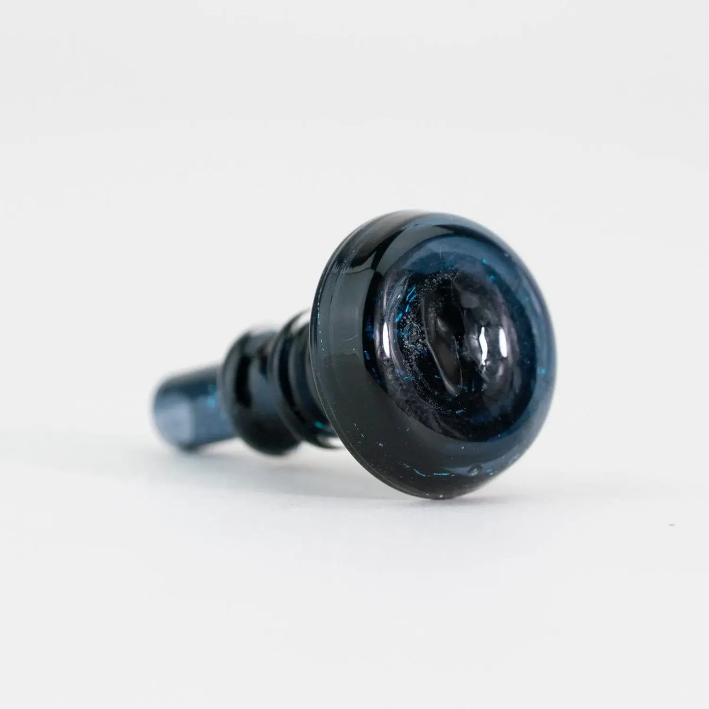 Empire Glassworks PuffCo Peak Pro 3D XL Chamber Glass Joystick Cap - Black Nebula