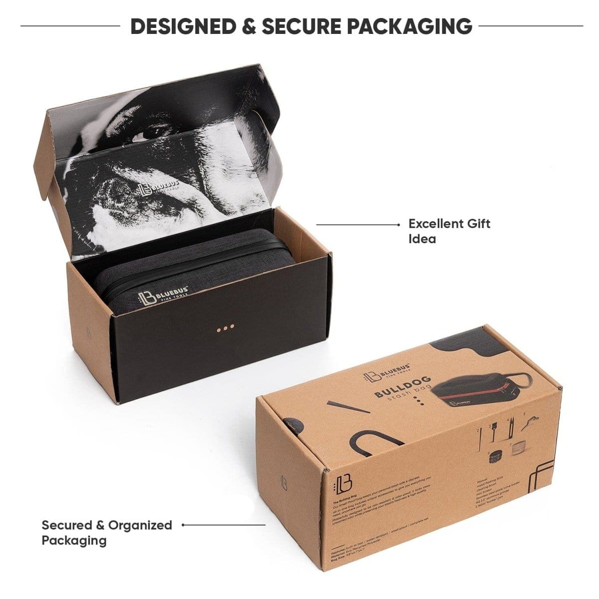 Blue Bus BULLDOG Smell Proof Bag