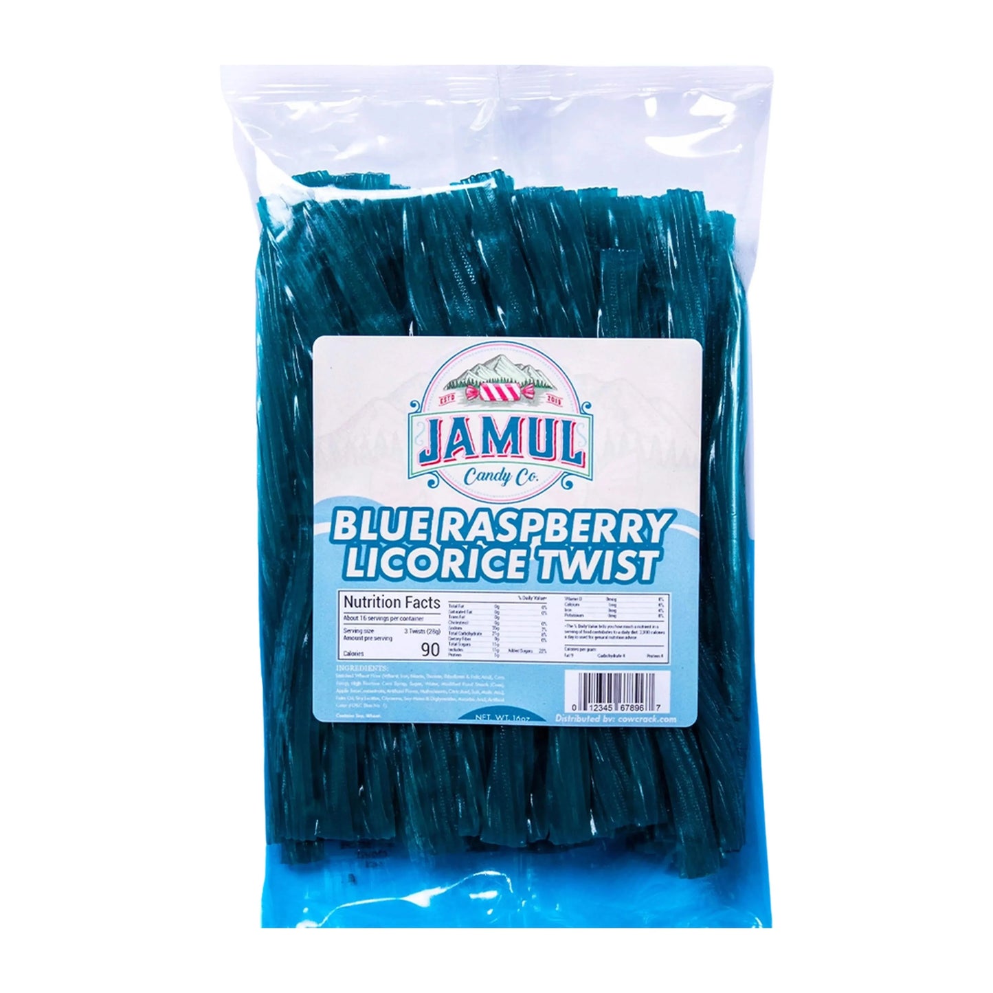 Jamul Candy Co. Blue Raspberry Licorice - 16 oz.
