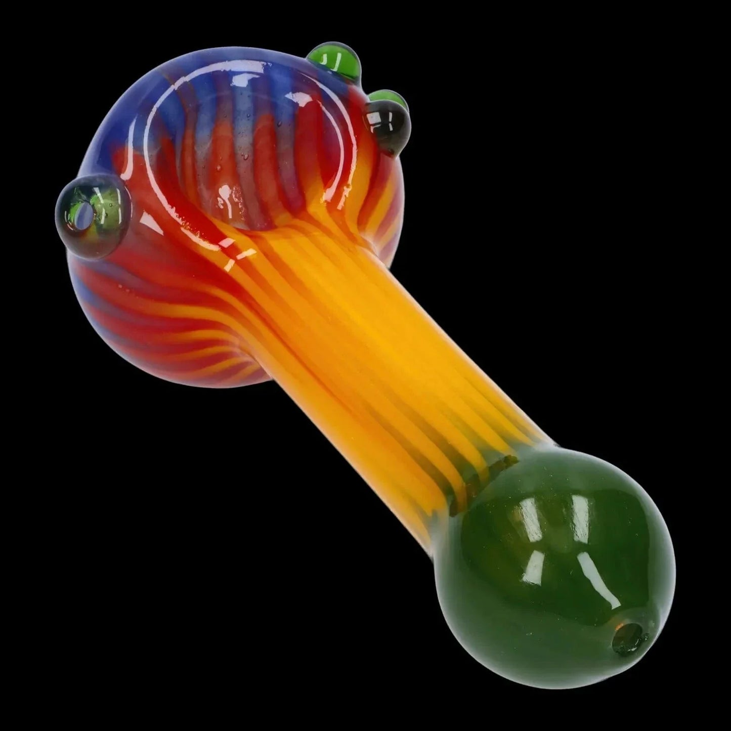Colorful Reversal Art Spoon Pipe - 4.5 in