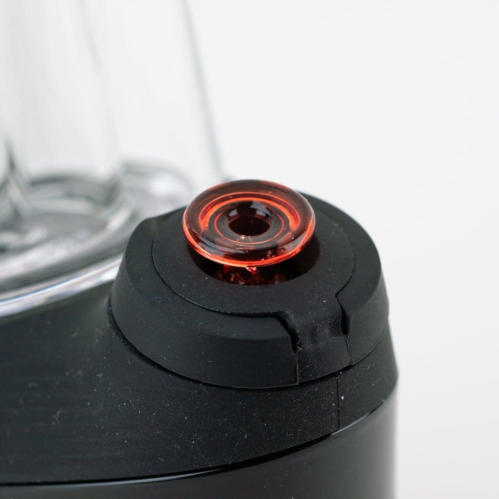 Empire Glassworks PuffCo 'New Peak' & Proxy Glass Joystick Cap - Translucent Red