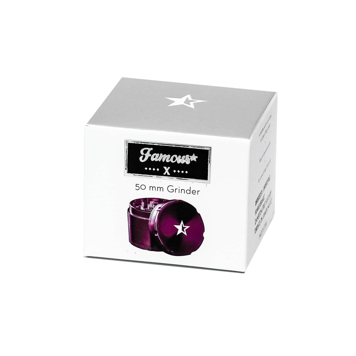 Famous X 50mm 4-Piece Aluminum Grinder