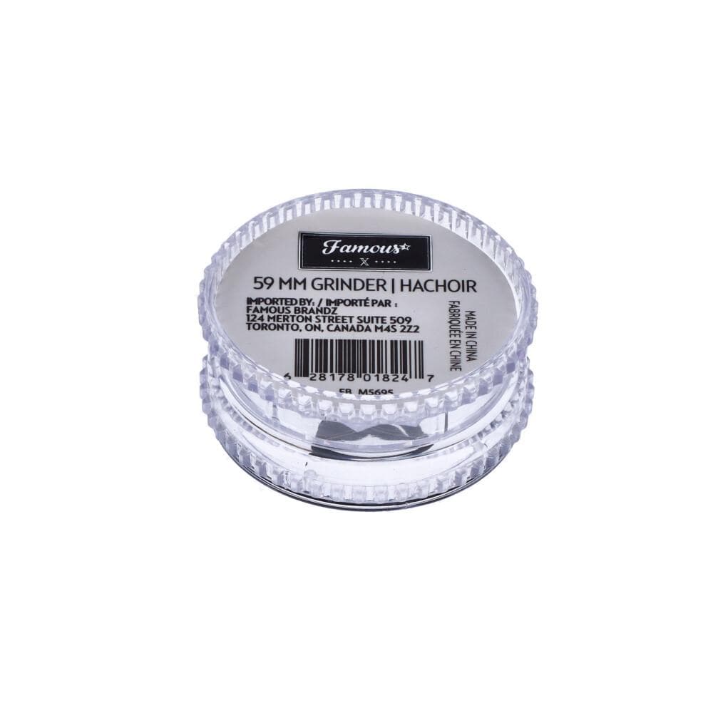 Famous X 59mm Acrylic Grinders Tray of 12