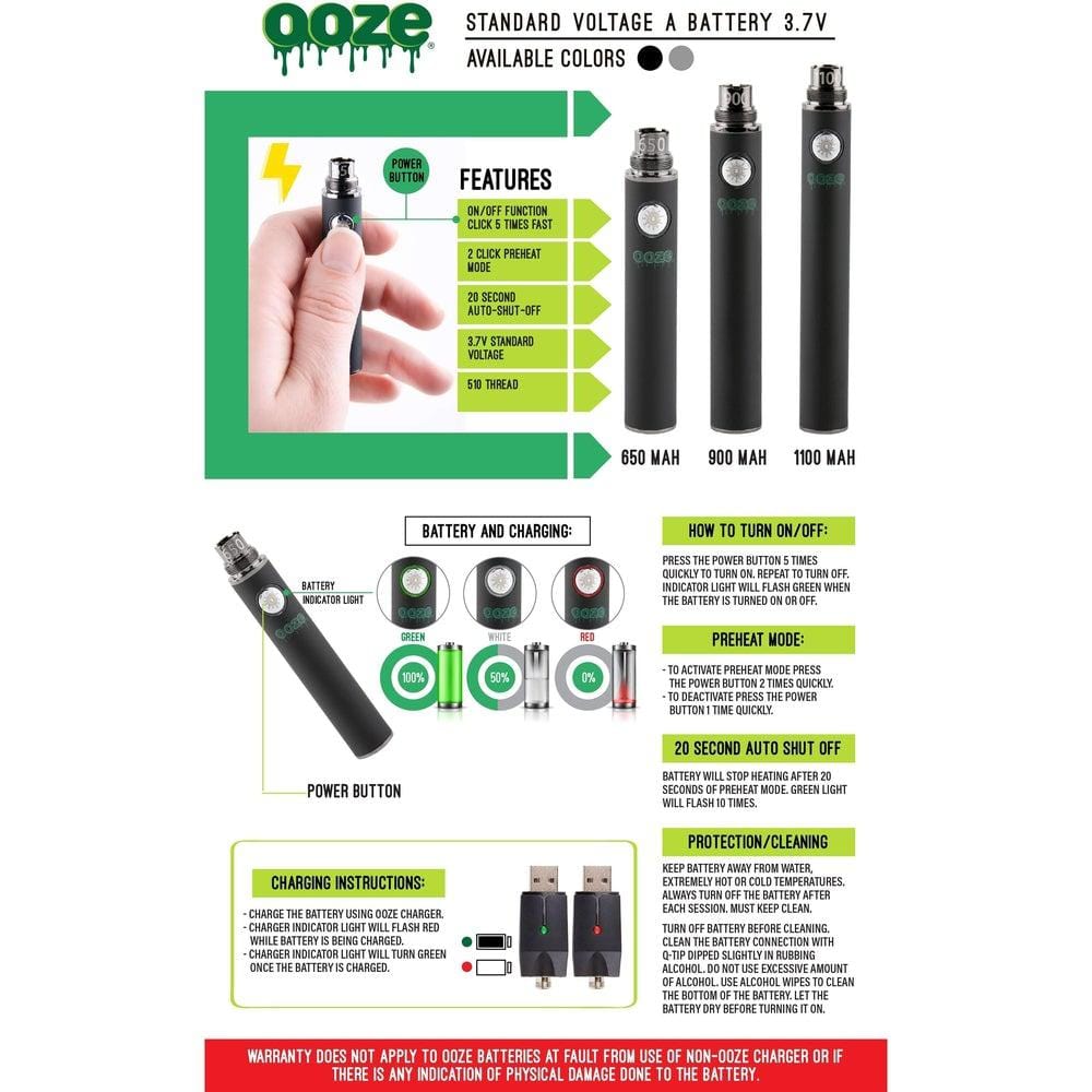 1100 Battery Vape - 5 Pack