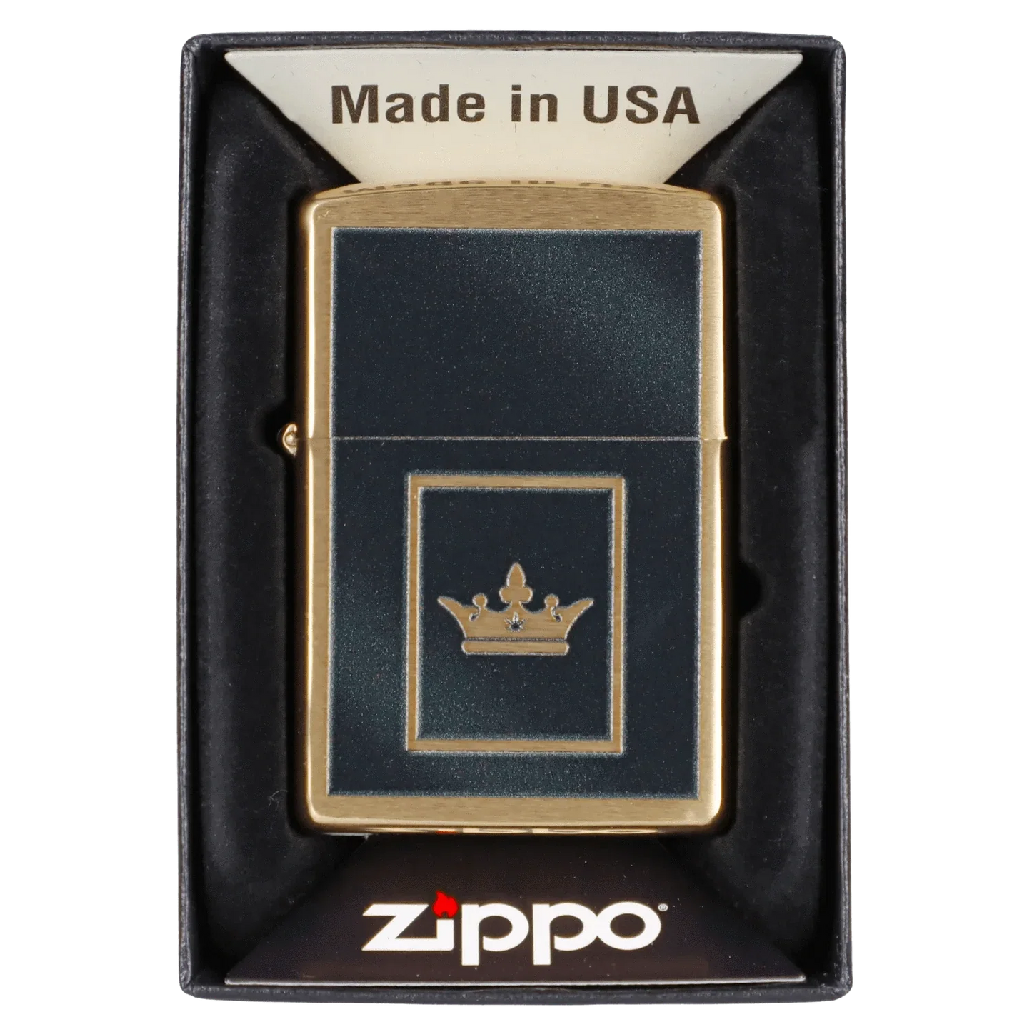 Queen of Bud Black Obsidian Flame of Dreams Zippo