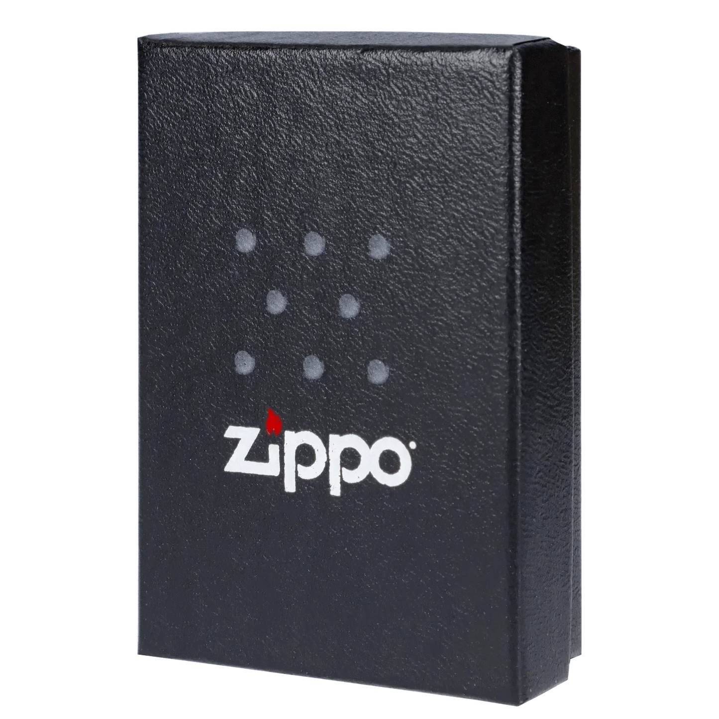 Queen of Bud Black Obsidian Geometric Zippo