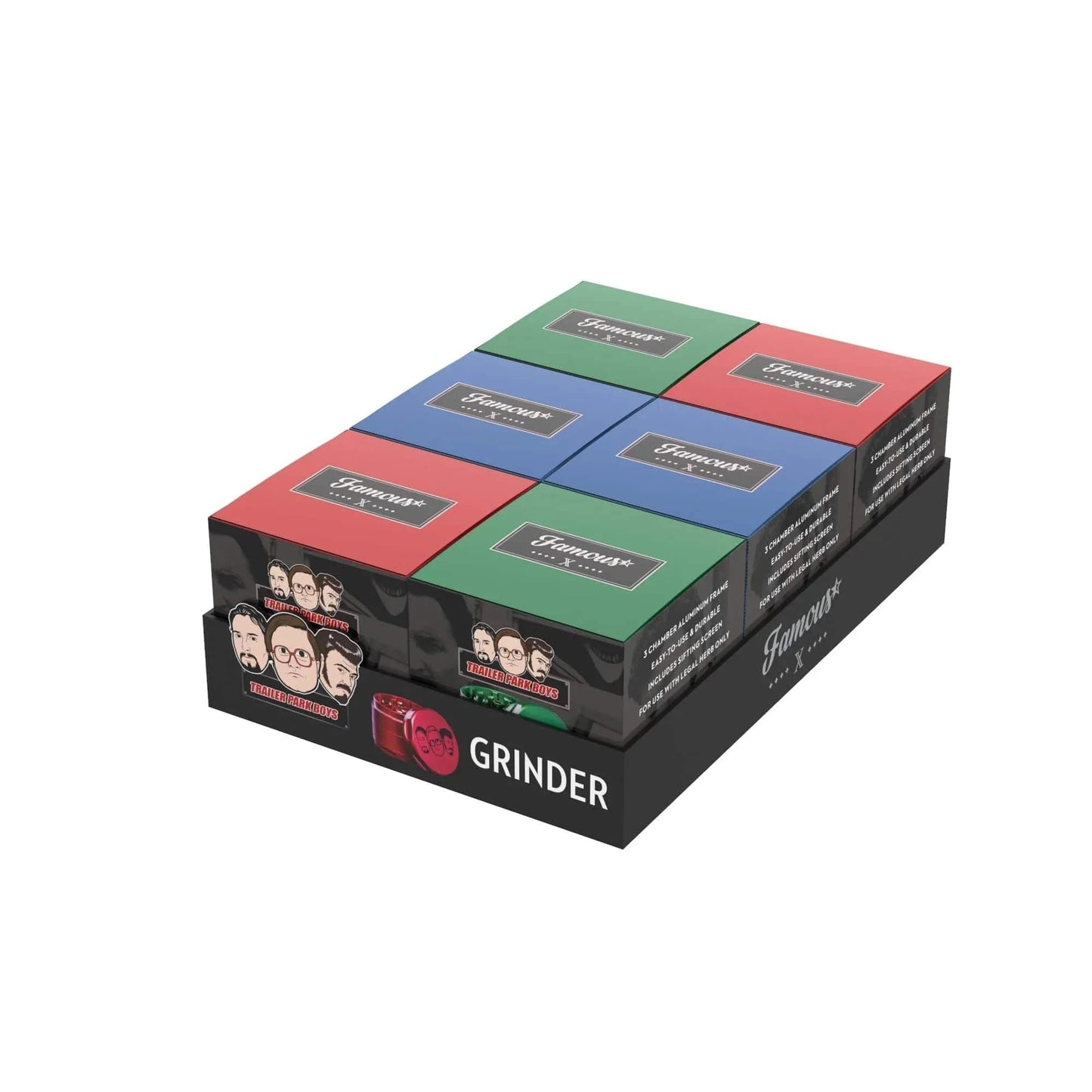 Famous X Trailer Park Boys Grinder - Assorted Colors