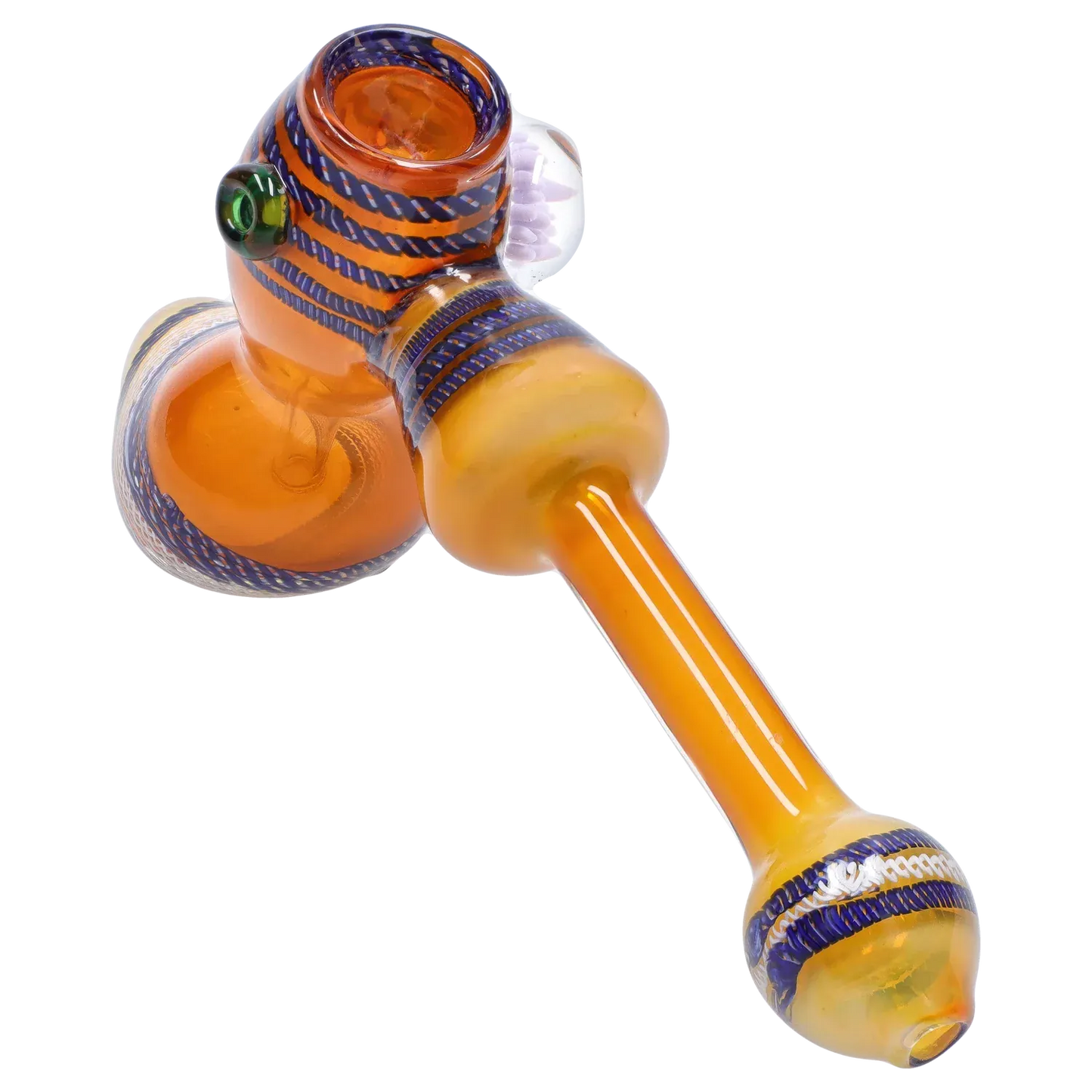 DHC Gold Fume with Locket Hammer Bubbler - 9 in.