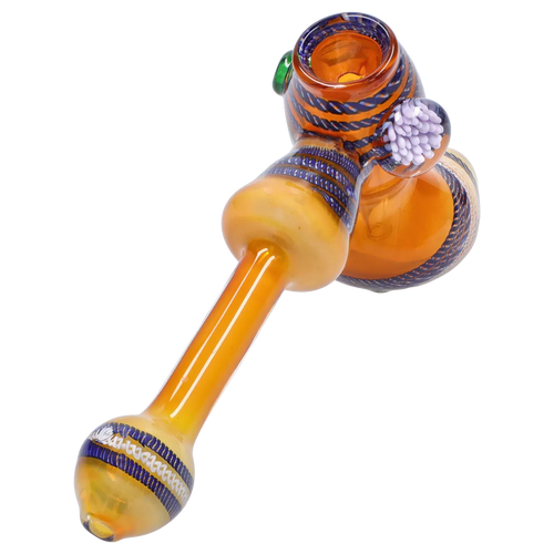 DHC Gold Fume with Locket Hammer Bubbler - 9 in.