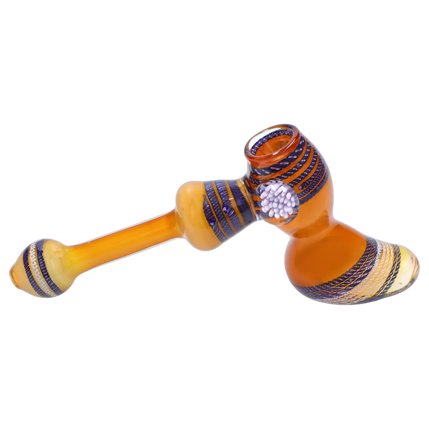 DHC Gold Fume with Locket Hammer Bubbler - 9 in.