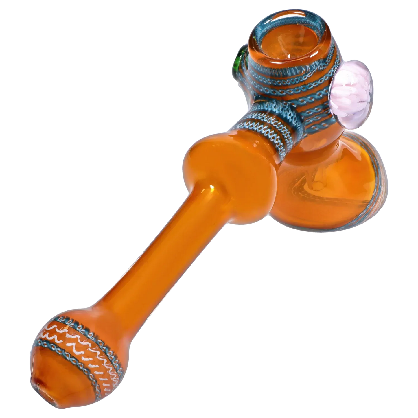 DHC Gold Fume with Locket Hammer Bubbler - 9 in.