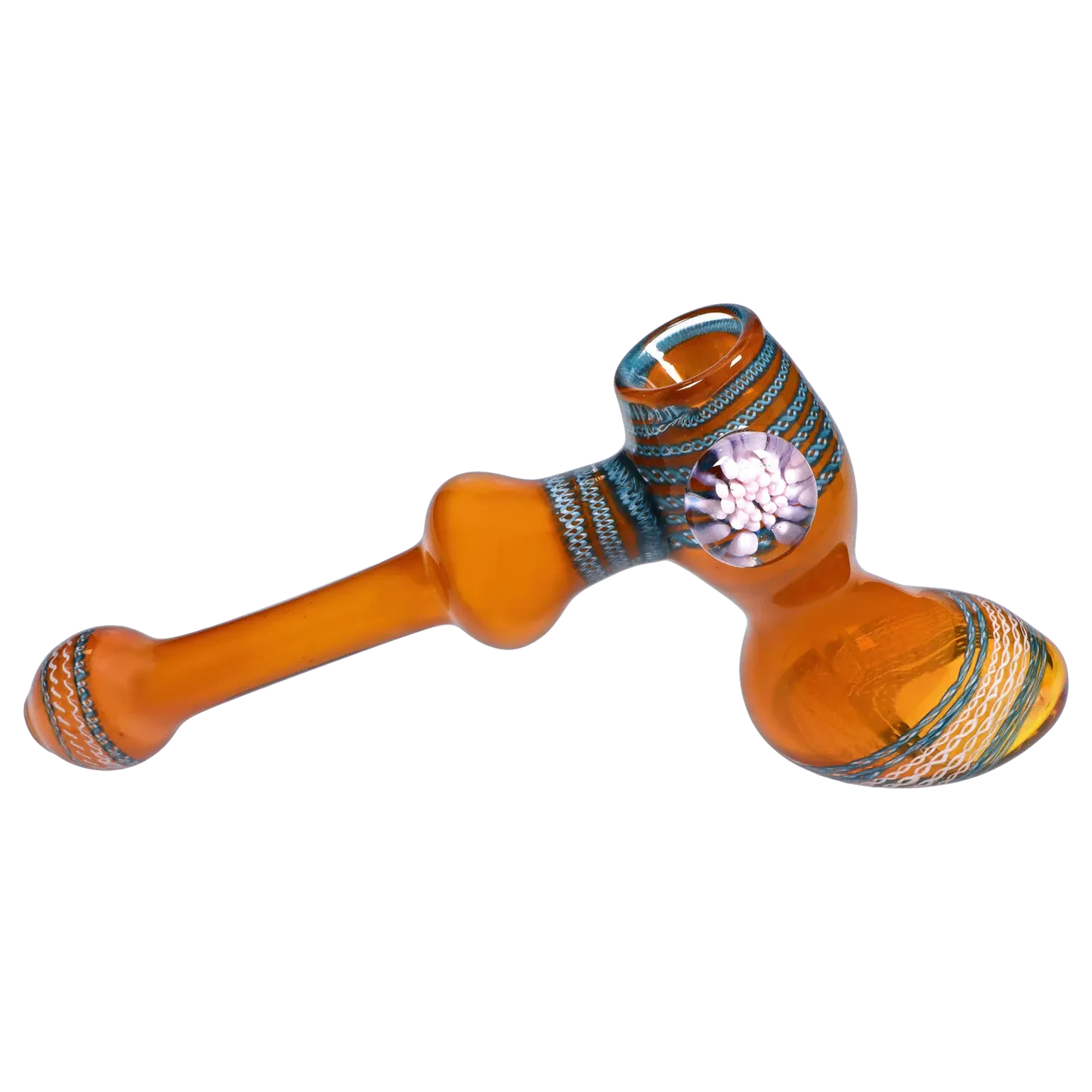 DHC Gold Fume with Locket Hammer Bubbler - 9 in.