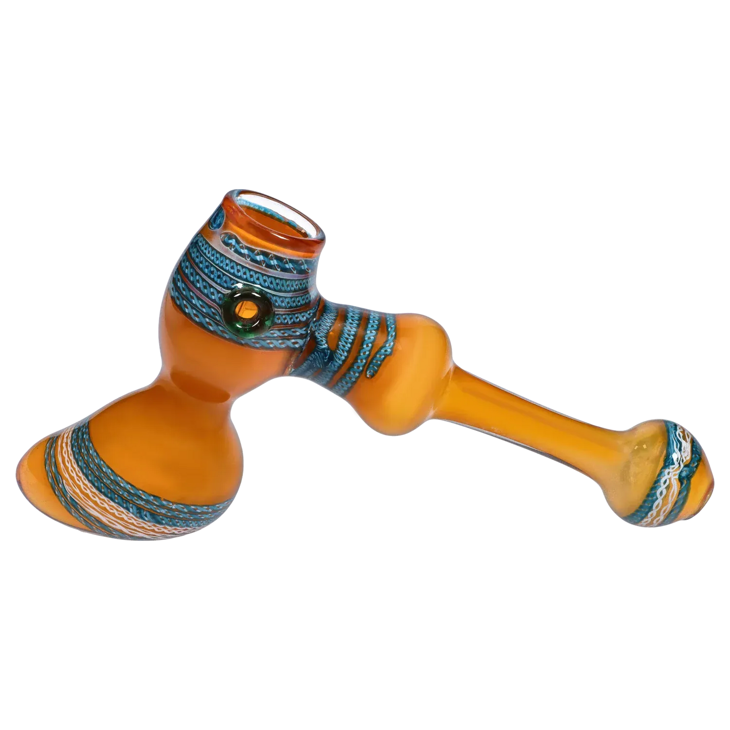 DHC Gold Fume with Locket Hammer Bubbler - 9 in.