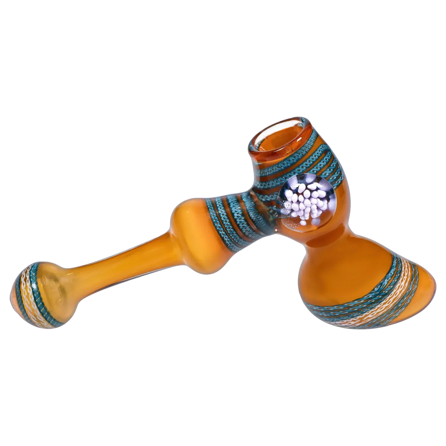 DHC Gold Fume with Locket Hammer Bubbler - 9 in.