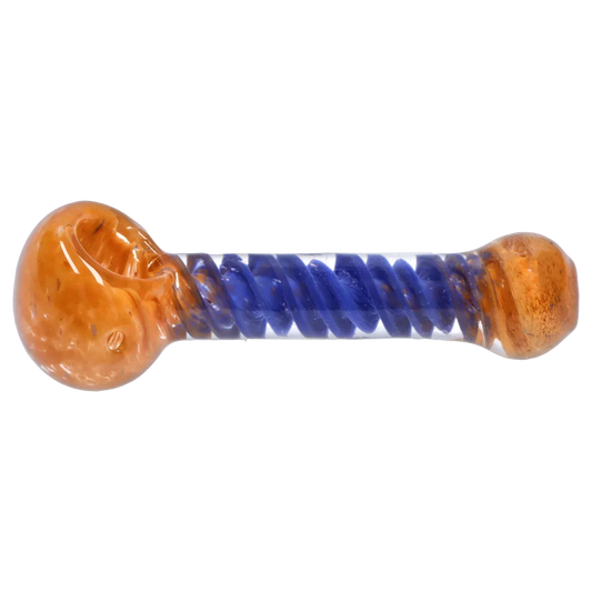 DHC Frit Spiral Spoon Pipe - 4.5 in.