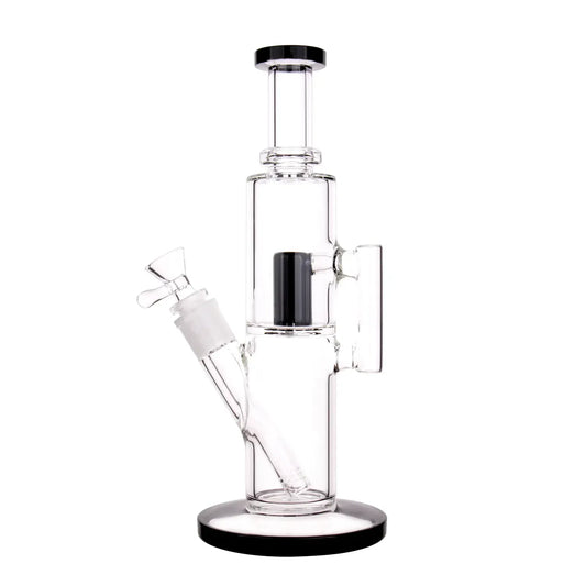 DHC Straight Tube with Perc & Handle Bong - 11 in.