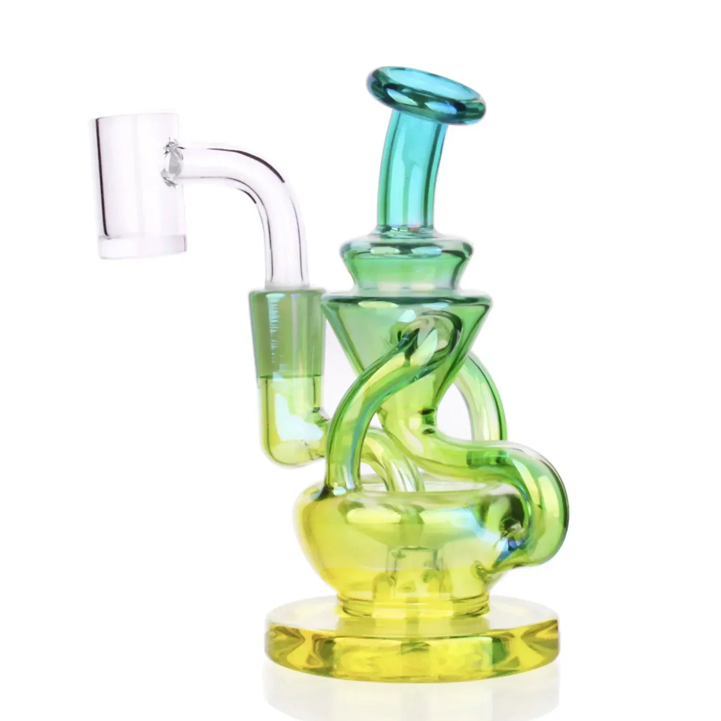DHC Swirly Recycler Dab Rig - 5.5 in.