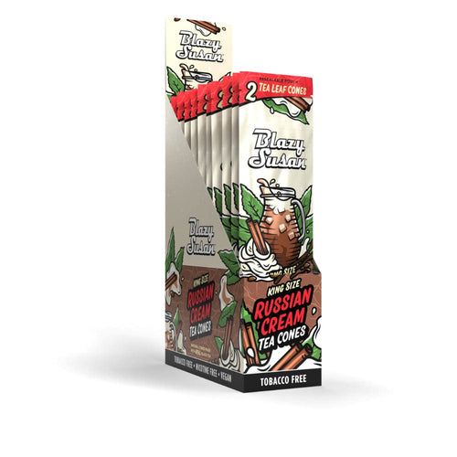 Blazy Susan Russian Cream Tea Leaf Cones - Display Box