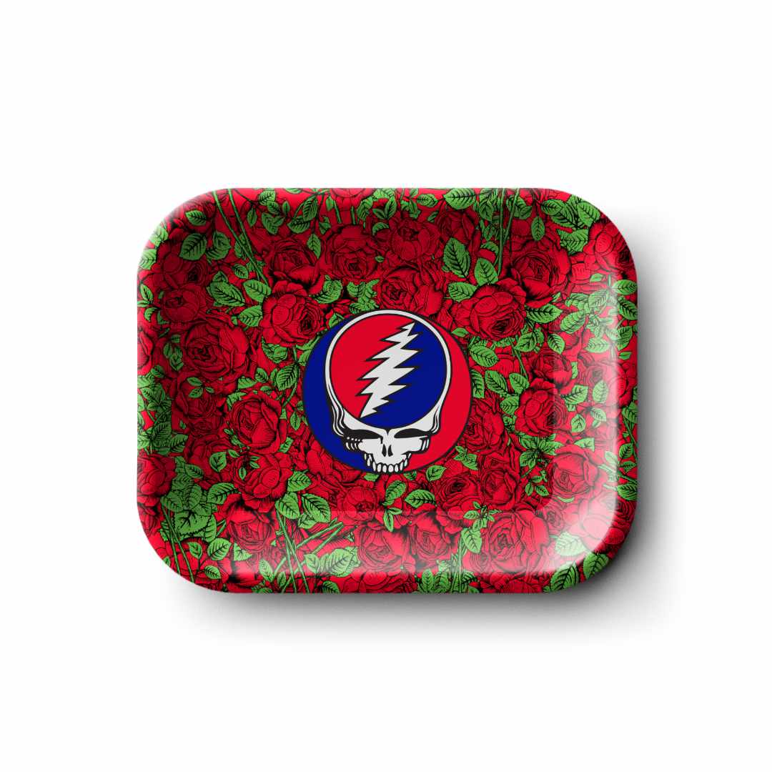Blazy Susan Grateful Dead Metal Rolling Tray - Small