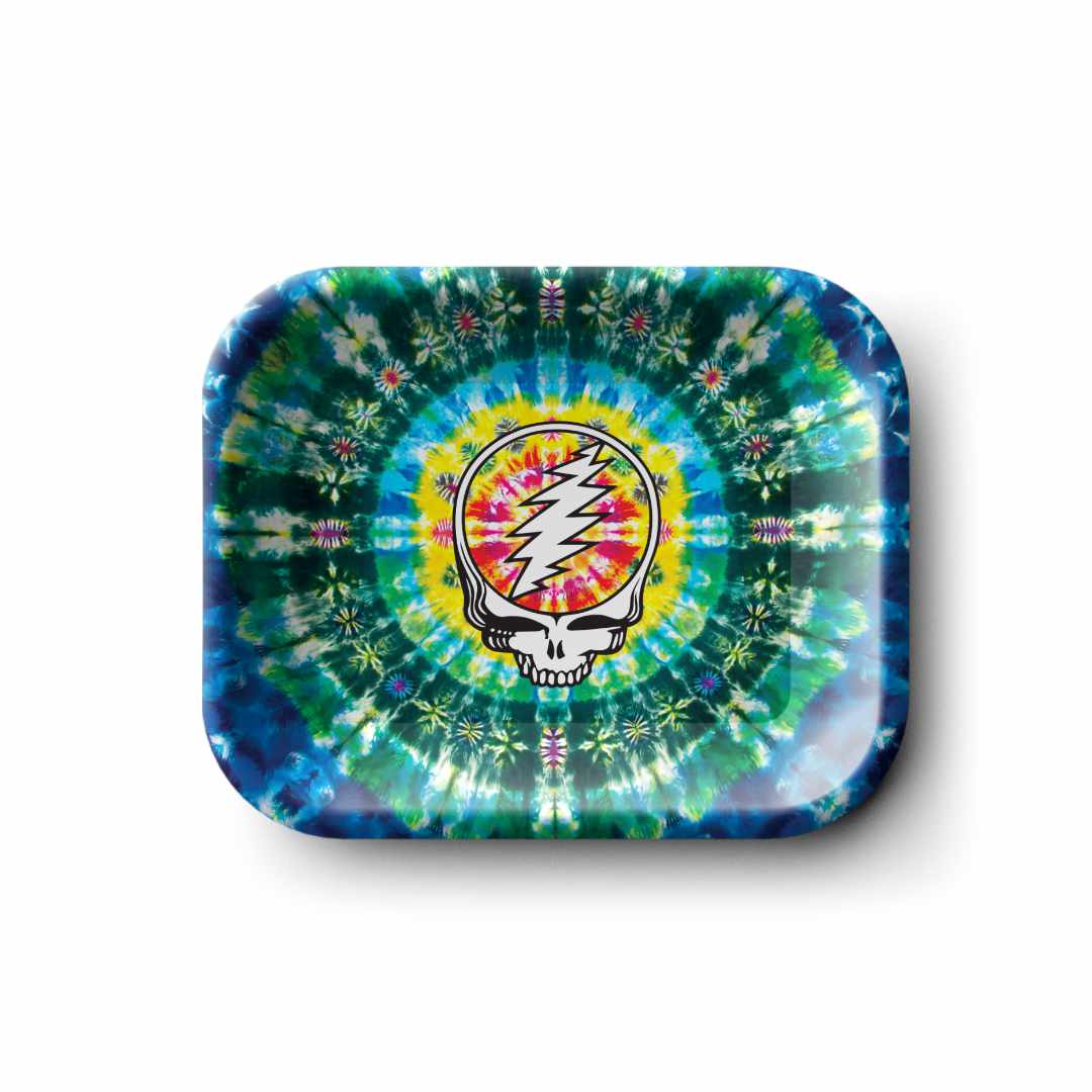 Blazy Susan Grateful Dead Metal Rolling Tray - Small