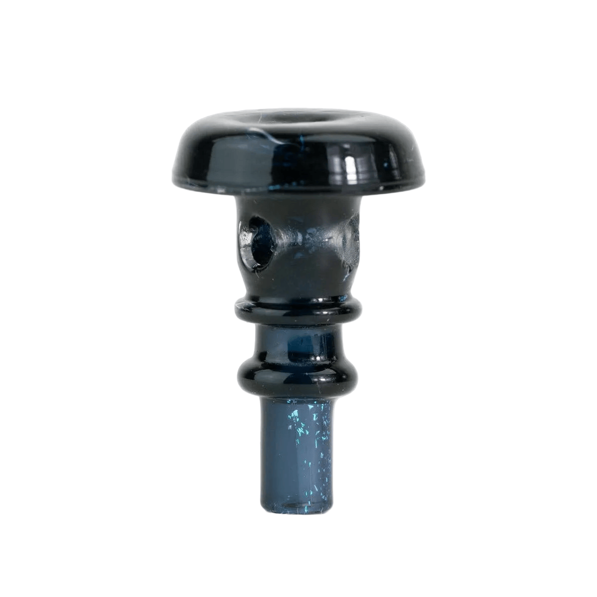 Empire Glassworks PuffCo Peak Pro 3D XL Chamber Glass Joystick Cap - Black Nebula