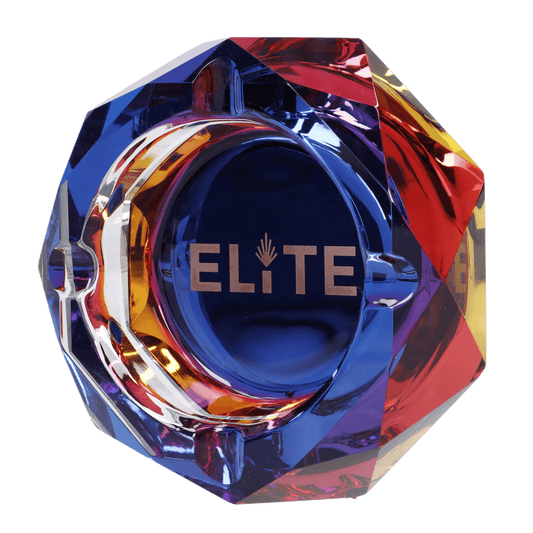 Blue Elite Crystal Ashtray