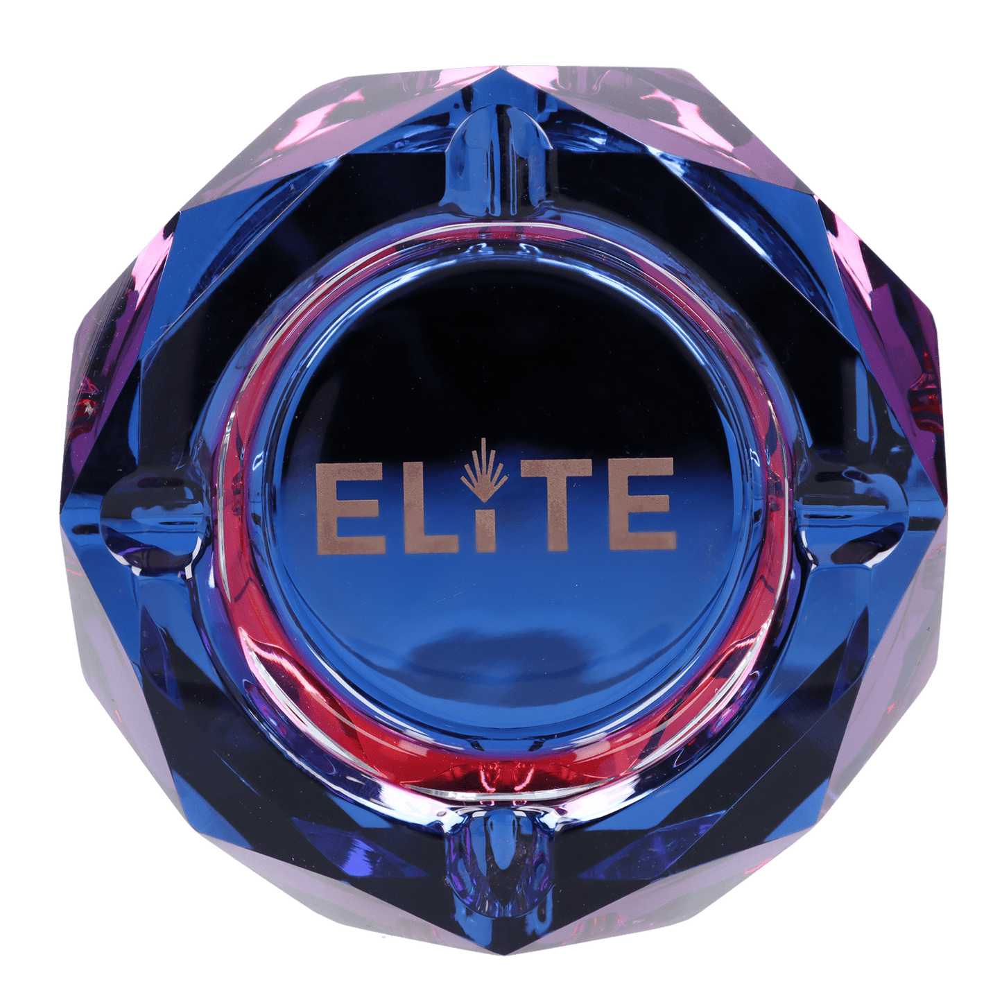 Blue Elite Crystal Ashtray