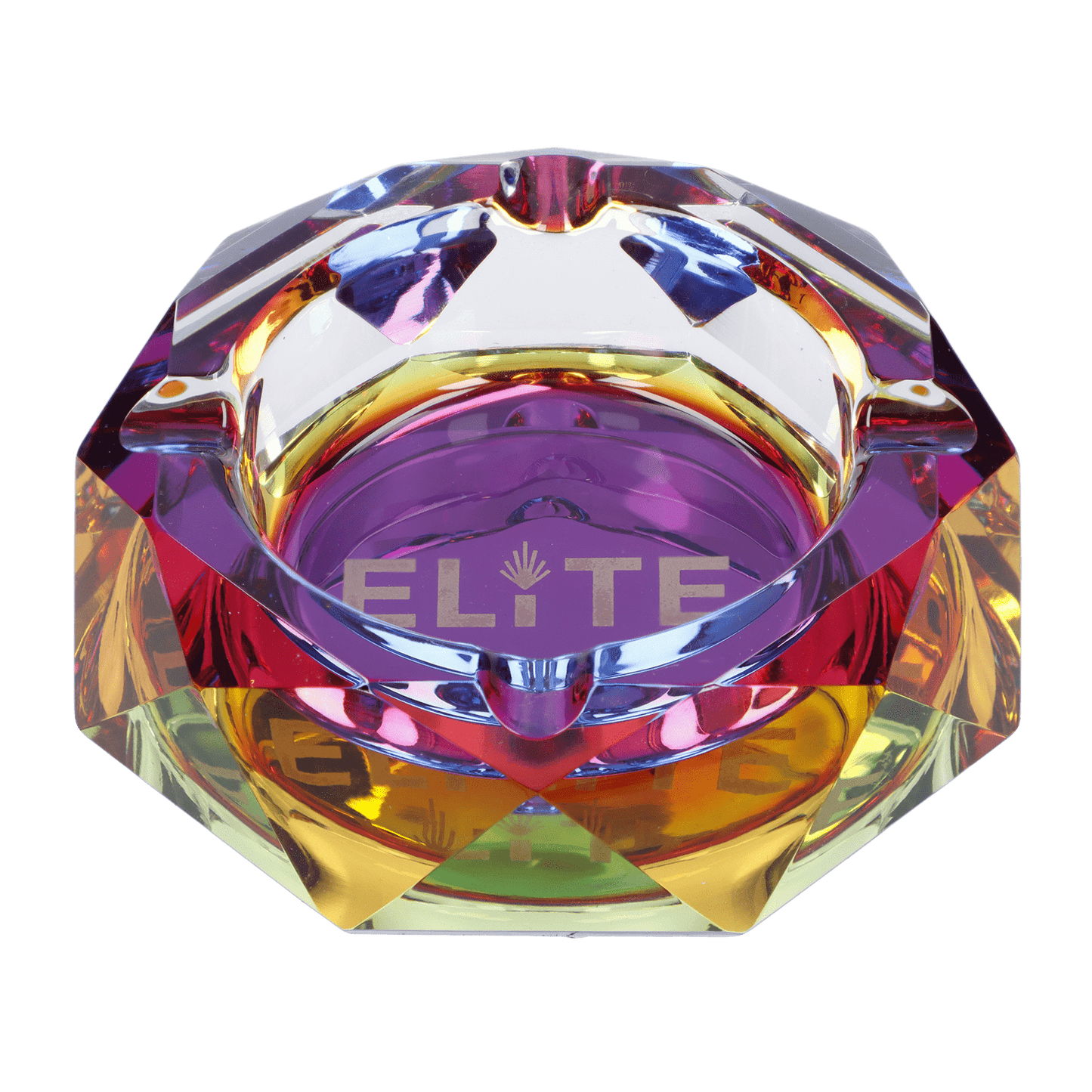 Blue Elite Crystal Ashtray