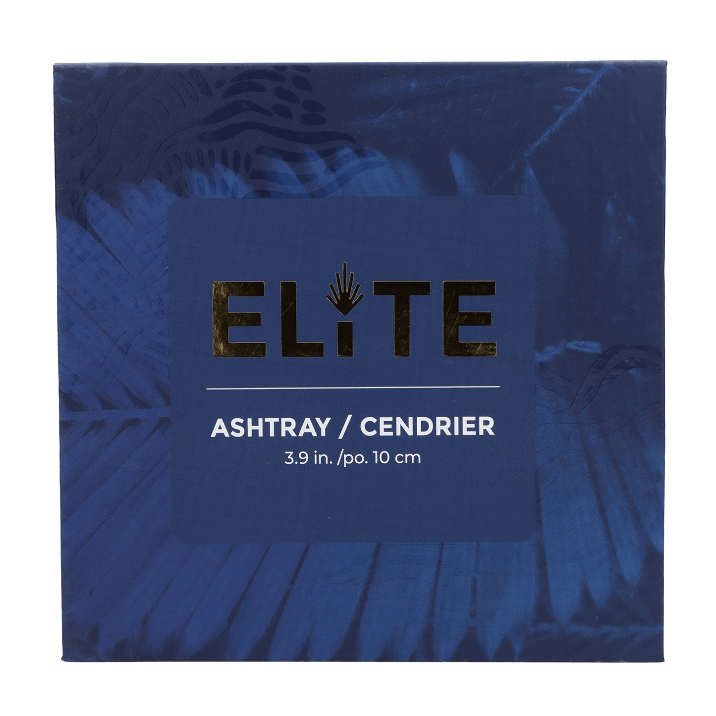 Blue Elite Crystal Ashtray