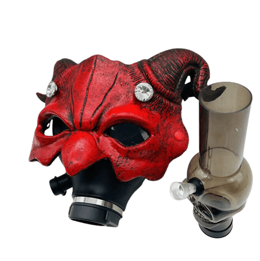 Halloween Style Gas Mask Bong Mask Hookah
