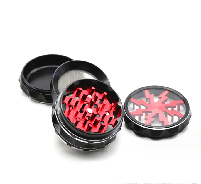 4 Piece Aluminum Lighting Teeth Grinder