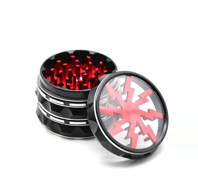 4 Piece Aluminum Lighting Teeth Grinder