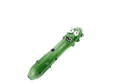 5'' Cucumber Man Glass Hand Pipe