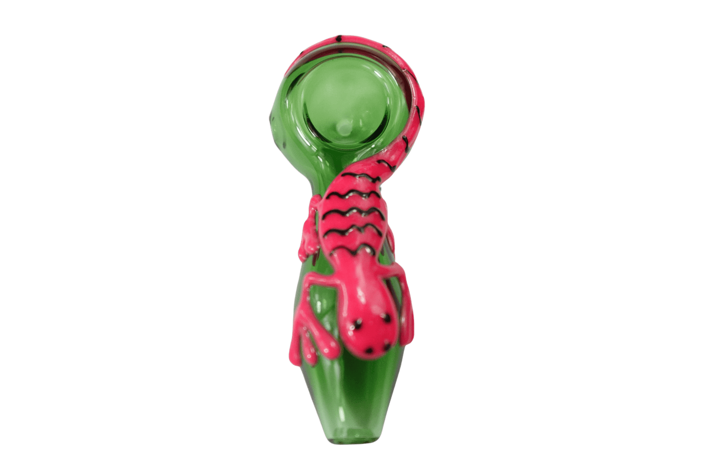 5'' Pink Lizard Glass Spoon Hand Pipe