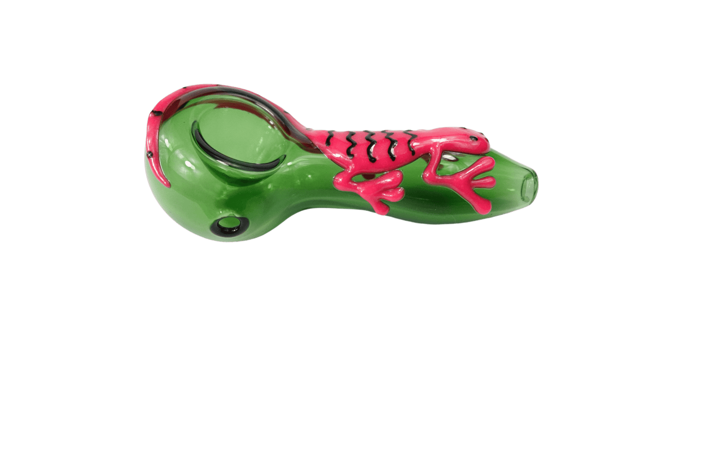 5'' Pink Lizard Glass Spoon Hand Pipe