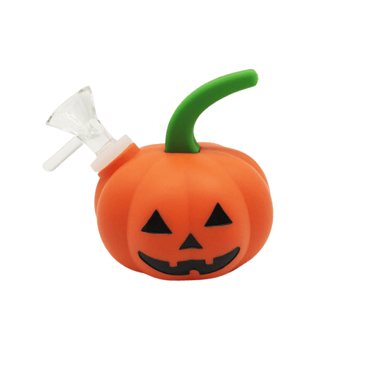 Silicone Halloween Pumpkin Jack-o'-lantern Hand Pipe