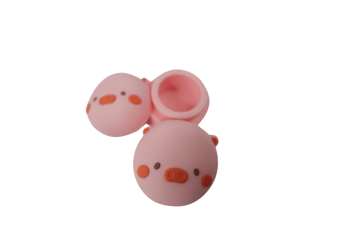 4 Piece Pack 4ml Assorted Cute Animal Silicone Wax Oil Concentrate Vaporizer Cream Container