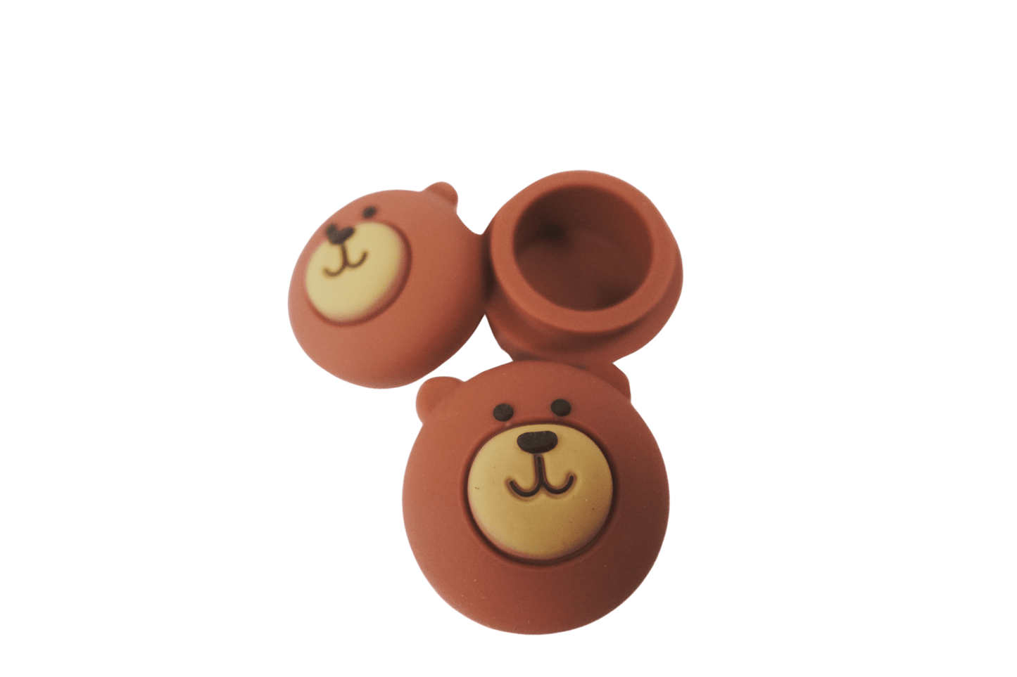 4 Piece Pack 4ml Assorted Cute Animal Silicone Wax Oil Concentrate Vaporizer Cream Container