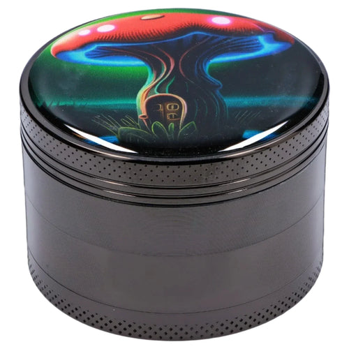 63mm Chrome w/ Mushroom House Grinder