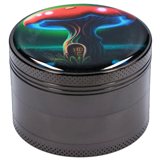 63mm Chrome w/ Mushroom House Grinder
