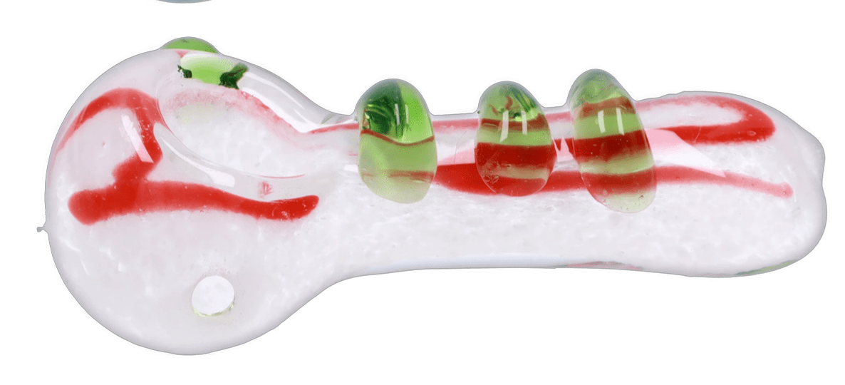 DHC 3-inch Glass with Drips Hand Pipe