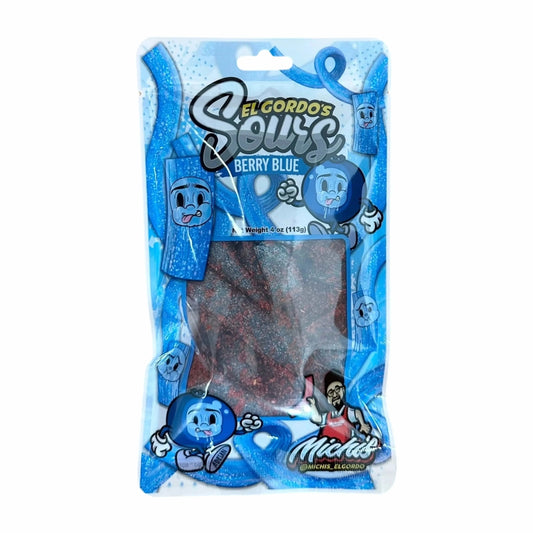 El Gordo Berry Blue Chamoy Sours - 4 oz.