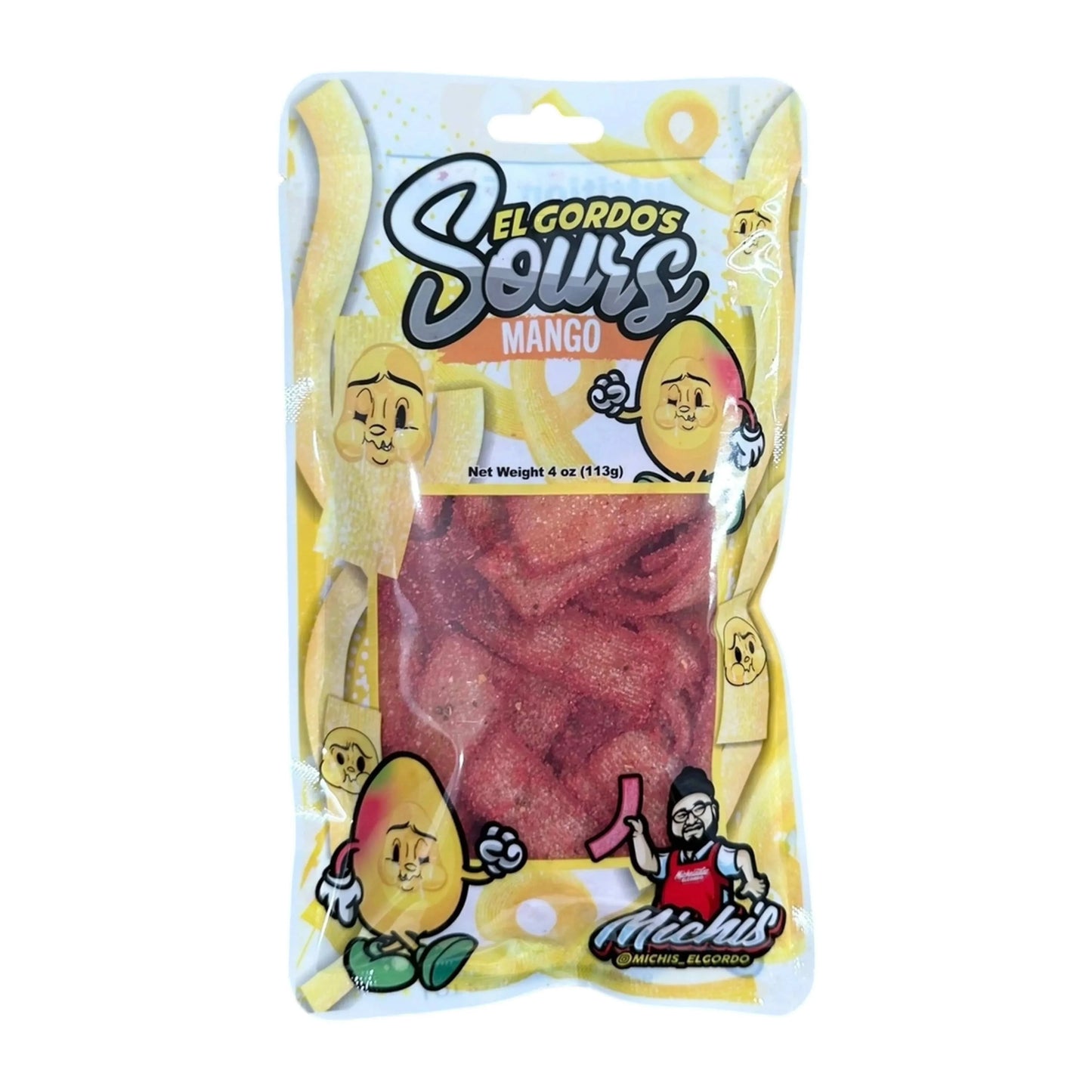 El Gordo Mango Chamoy Sours - 4 oz.