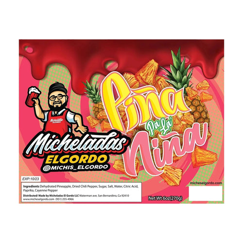 Micheladas El Gordo Pina Pala Nina - 6 oz.