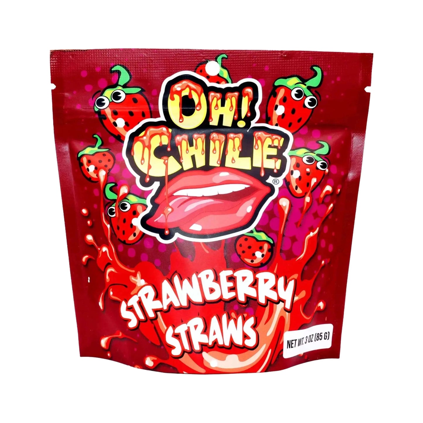 Oh! Chile Strawberry Straws - 3 oz.