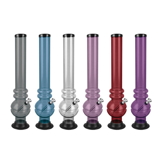 Bubble Acrylic Bong - 18" / Colors Vary
