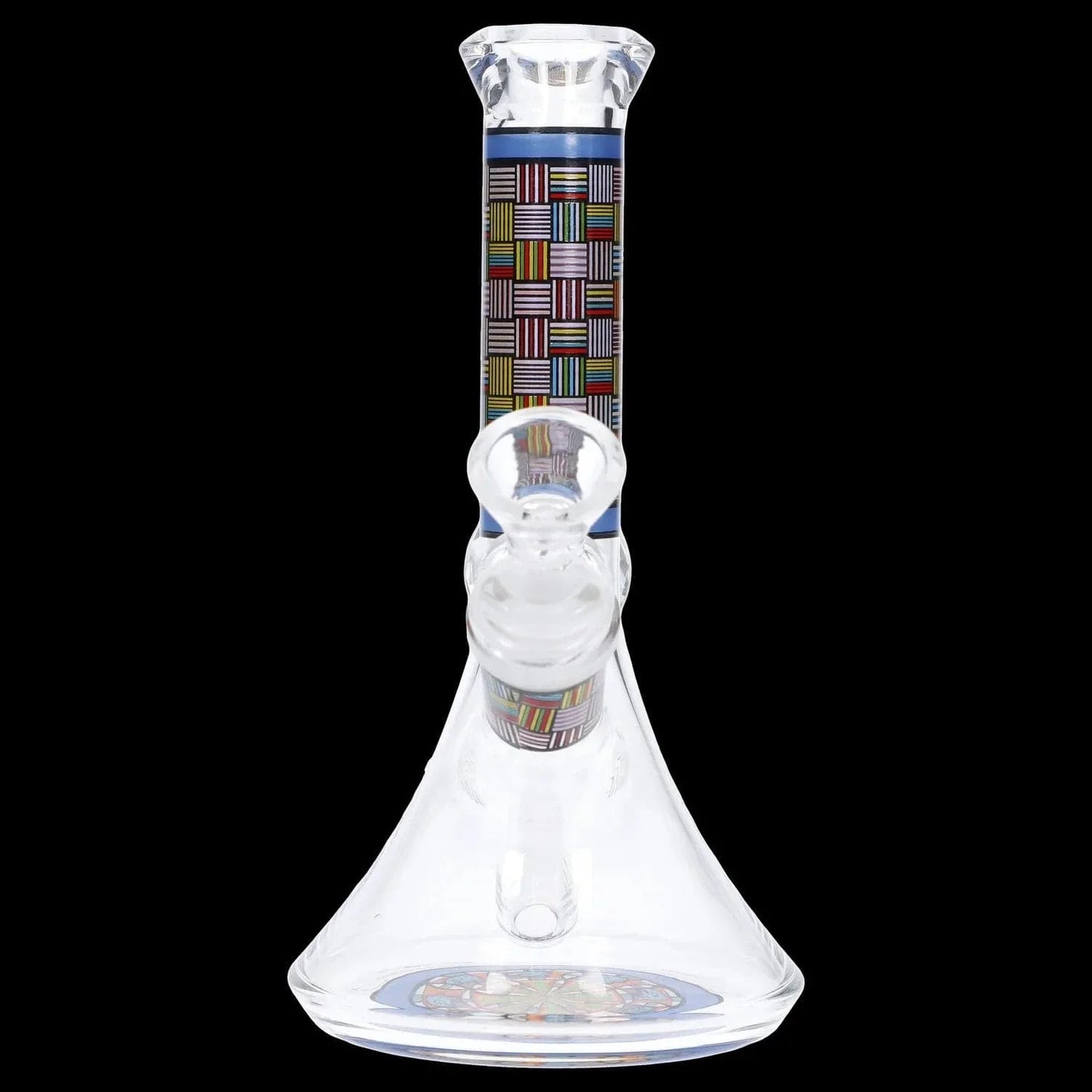 Diamond Beaker with Colorful Tube - 7 in