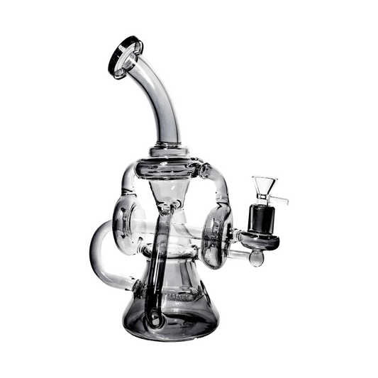 Smoke Cartel Scientific Recycler with Bent Neck Bong