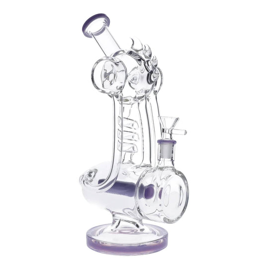 Spiky Recycler Coil Bong