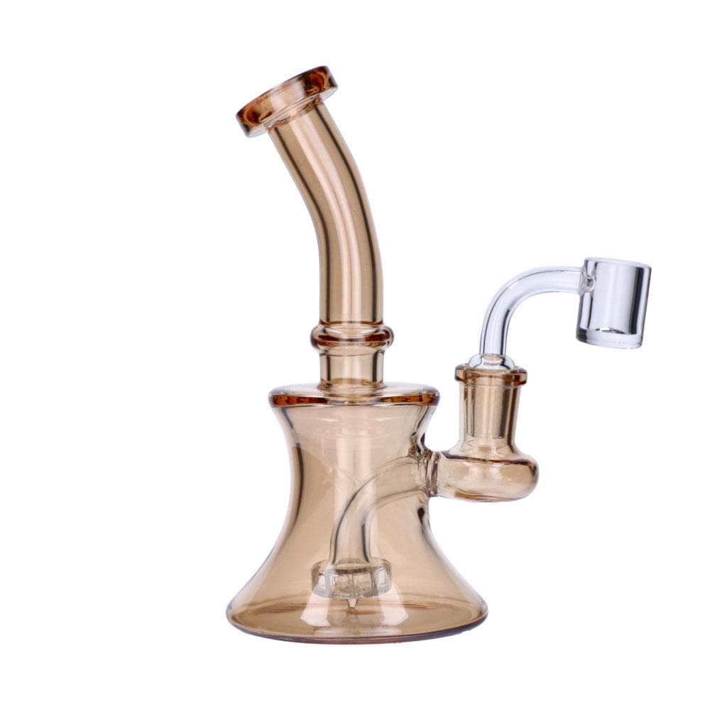 8" Fumed Bell Dab Rig  Assorted